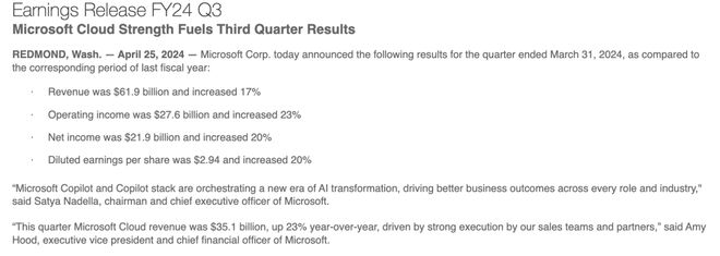 一季度美国科技巨头AI投资继续“狂飙”营收表现又如何？(图2)